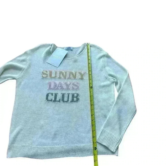 Sunny Days Club Ivory Sweater SZ L NWT - Picture 5 of 7